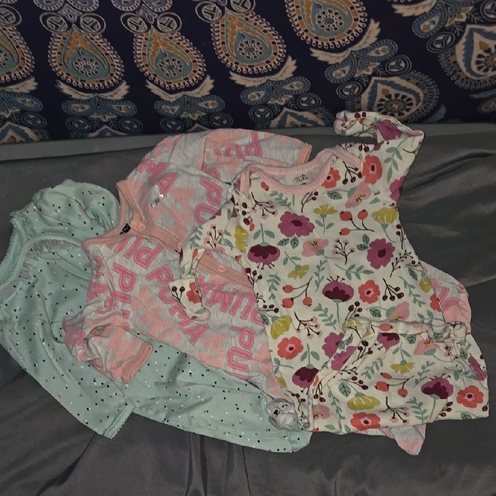 Sleepers And Gown, 3-6 Months, Puma